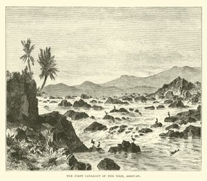 De eerste cataract van de Nijl, Assouan