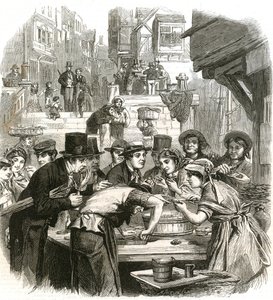 De eerste dag van oesters door English School