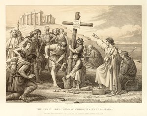 De eerste prediking van het christendom in Groot-Brittannië