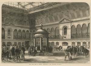 De eerste verkoop in het nieuwe gebouw van Messrs Tattersalls door English School