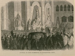 De begrafenis van Lord Palmerston