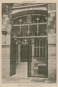 De poort, Kinderziekenhuis, Finsbury door English School