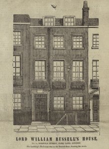 Het huis van Lord William Russell door English School