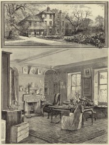 Het huis van wijlen Charles Darwin door English School