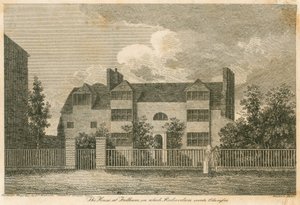 Het huis in Parsons Green, nabij Fulham, Londen, waar Samuel Richardson Clarissa schreef door English School