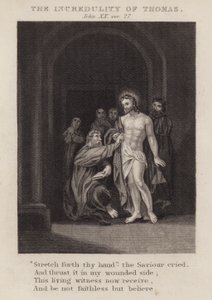 De ongeloof van Thomas, Johannes XX, vers 27