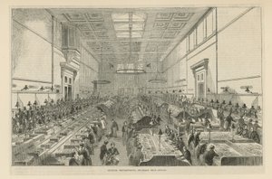 De binnenlandse afdeling van het General Post Office
