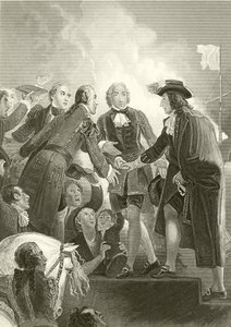 De landing van Willem III in Torbay door English School