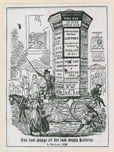 De laatste fase van de laatste staatsloterij. Een ballade 1826 door English School