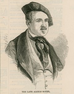 De overleden Alexis Soyer