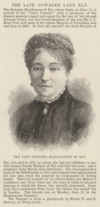 De overleden douairière markiezin van Ely
