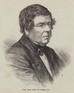 De overleden graaf van Rosse, KP (gravure) door English School