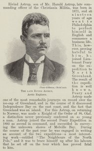 De wijlen Eivind Astrup, poolonderzoeker (gravure) door English School