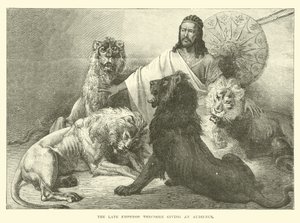 De overleden keizer Theodorus geeft een audiëntie