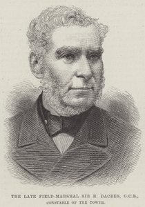 De overleden veldmaarschalk Sir R Dacres, GCB, constable van de Tower door English School