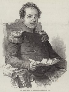 De overleden Koning van Denemarken, Christian VIII