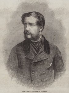 De overleden Majoor Charles Nasmyth door English School