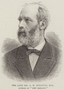De overleden Mr A M Sullivan, MP, Auteur van 