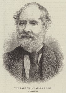 De overleden Mr Charles Reade, romanschrijver door English School