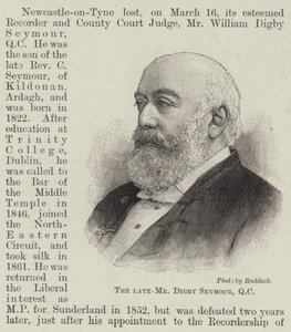 De overleden Mr. Digby Seymour, QC door English School