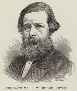 De overleden Mr F W Hulme, Kunstenaar (gravure) door English School