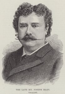 De overleden Mr Joseph Maas, Zanger
