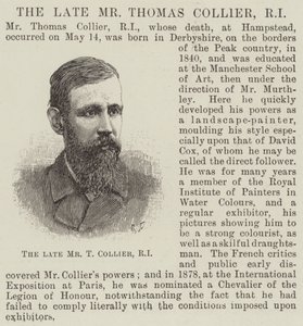 De overleden Mr Thomas Collier, RI door English School