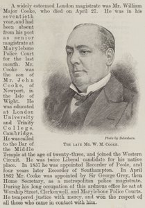 De overleden Mr W M Cooke door English School