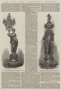 De laatste Internationale Tentoonstelling van Parijs (gravure) door English School