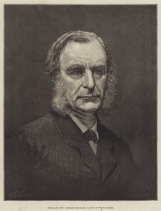 Wijlen dominee Charles Kingsley, kanunnik van Westminster (gravure) door English School