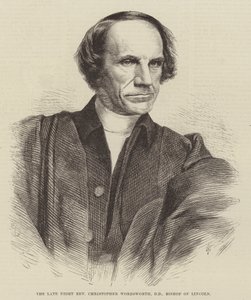 De overleden Zeer Eerwaarde Christopher Wordsworth, DD, Bisschop van Lincoln