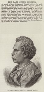 De overleden Senor Fortuny, Spaanse kunstenaar