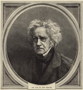 De overleden Sir John Herschel door English School