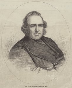 De overleden Sir Joseph Paxton, MP door English School