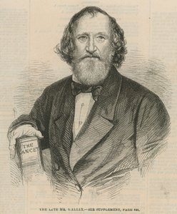 De overleden Thomas Wakley, MP voor Finsbury en oprichter van The Lancet door English School