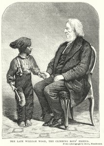 De overleden William Wood, de Vriend van de Klimjongen door English School
