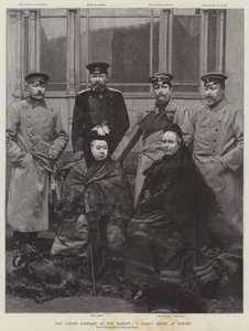 Het laatste portret van Hare Majesteit, een familiegroep in Coburg door English School