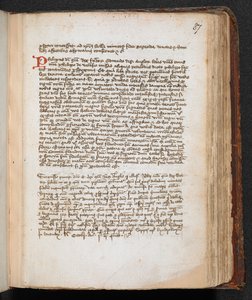 De brief van Robert the Bruce aan Edward II, toegevoegd aan de voet van de pagina door English School