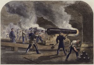 De Hoofd Batterij bij Fort Sumter