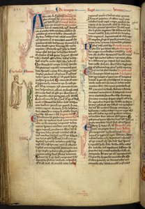 Het huwelijk van Hendrik III en Eleonora van Provence uit de Historia Anglorum, Matthew Paris door English School