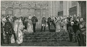 Het huwelijk van de hertog van Albany door English School