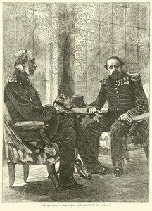De ontmoeting van Napoleon en de koning van Pruisen, september 1870