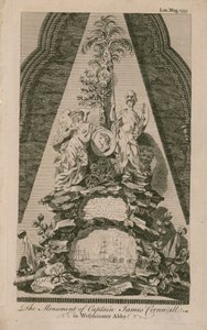Het monument van Kapitein James Cornwall