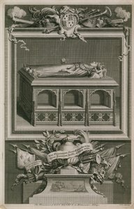 Het monument van Hendrik V door English School
