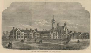 Het nieuwe Stedelijke Krankzinnigenasiel door English School