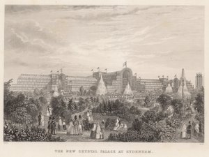 Het nieuwe Crystal Palace in Sydenham door English School