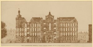 Het nieuwe Homeopathisch Ziekenhuis, Great Ormond Street door English School