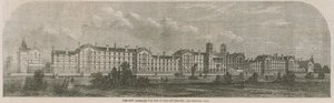 De nieuwe kazernes voor de Guards in Chelsea door English School