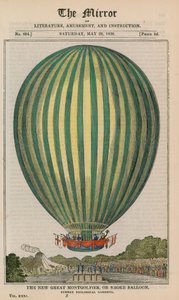 De nieuwe grote Montgolfier, of rookballon door English School