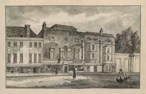De oude Koninklijke Academie op Pall Mall